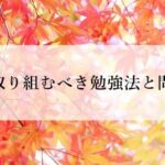 【中学数学】高校受験で秋(9月,10月,11月)に取り組むべき参考書と勉強法